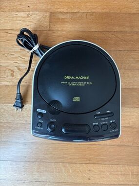 Sony Dream Machine Black CD Clock Radio with AM/FM
